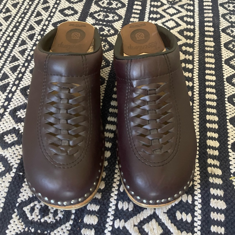 TROENTORP Wright braided front clogs